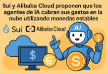 Sui y Alibaba Cloud proponen que los agentes de IA cubran sus gastos en la nube utilizando monedas estables.