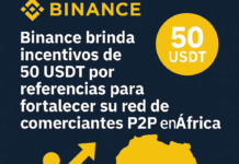 Binance brinda incentivos de 50 USDT por referencias para fortalecer su red de comerciantes P2P en África.