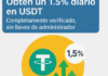 Obtén un 1.5% diario en USDT – Completamente verificado, sin llaves de administrador – Binance Smart Chain